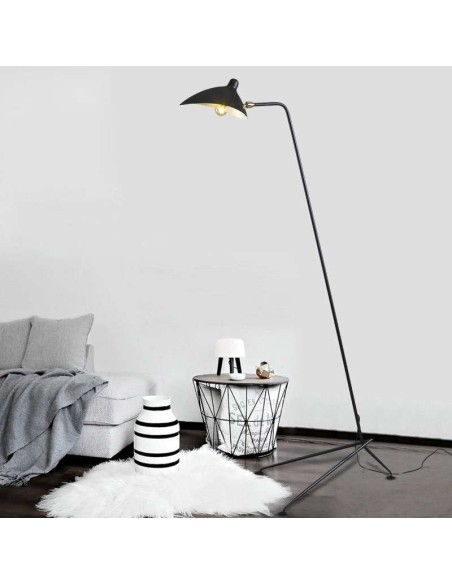 Lámpara Molle Negro Inspiración, de pié - Vackart