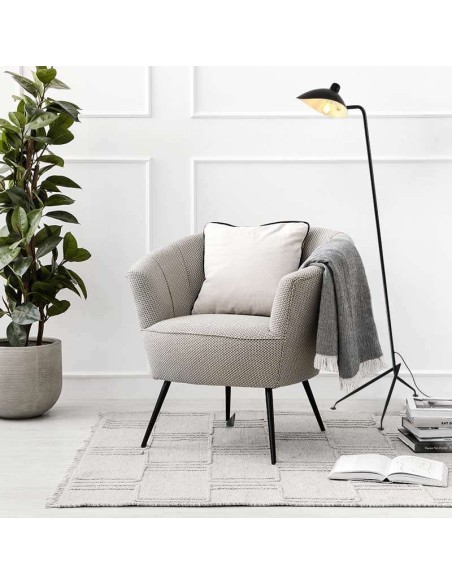 Lámpara Molle Negro Inspiración, de pié - Vackart