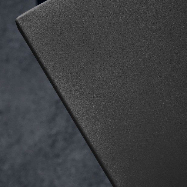 Mesa HELO 80x80 cm de Comedor, Metal Negro - House Doctor. Vackart