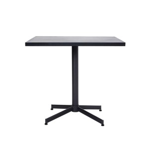 Mesa HELO 80x80 cm de Comedor, Metal Negro - House Doctor. Vackart
