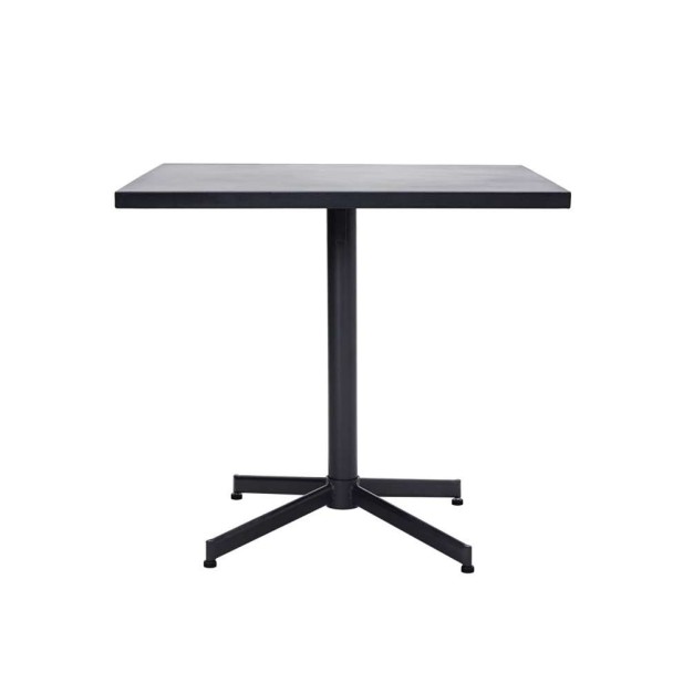 Mesa HELO 80x80 cm de Comedor, Metal Negro - House Doctor. Vackart