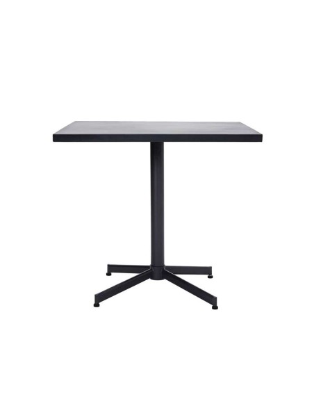 Mesa HELO 80x80 cm de Comedor, Metal Negro - House Doctor. Vackart