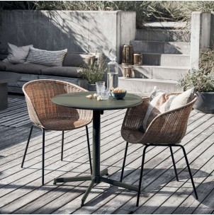 Mesa HELO Ø120 cm de Comedor, Metal Verde - House Doctor. Vackart 2