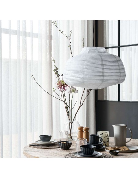 Pantalla para Lámpara RICA Ø55 cm, Papel Blanco - House Doctor. Vackart