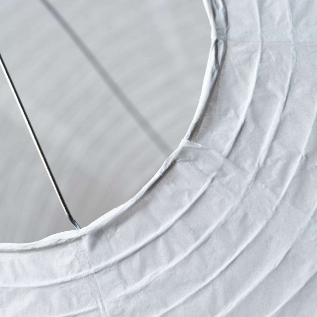 Pantalla para Lámpara RICA Ø55 cm, Papel Blanco - House Doctor. Vackart