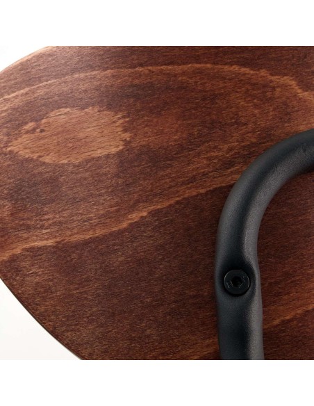 Silla MUST, Madera Natural / Metal / Piel Sintética - House Doctor. Vackart