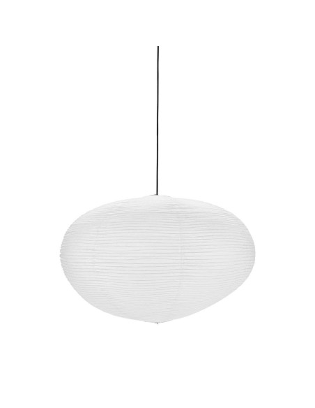 Pantalla para Lámpara RICA Ø70x46 cm, Papel Blanco / Metal - House Doctor. Vackart