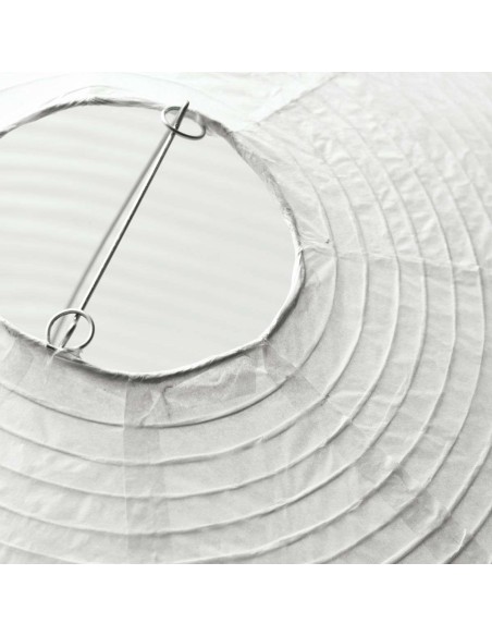 Pantalla para Lámpara RICA Ø70x46 cm, Papel Blanco / Metal - House Doctor. Vackart