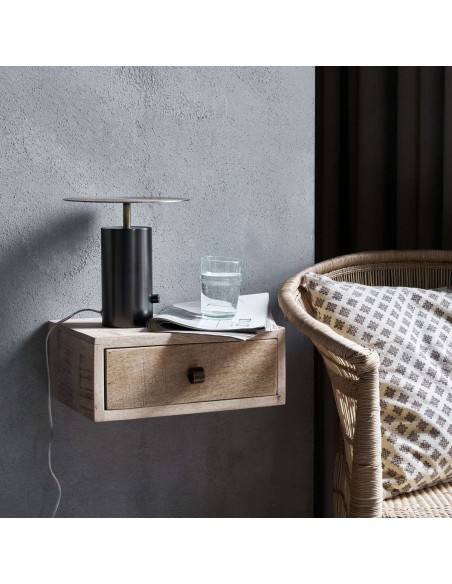 Mesita de Noche BEDSY, Mango Natural - House Doctor. Vackart