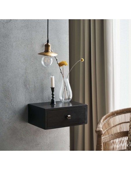 Mesita de Noche BEDSY, Mango Negro - House Doctor. Vackart