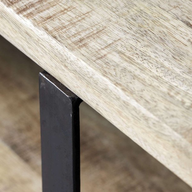 Consola WODA, Mango Natural / Metal - House Doctor. Vackart