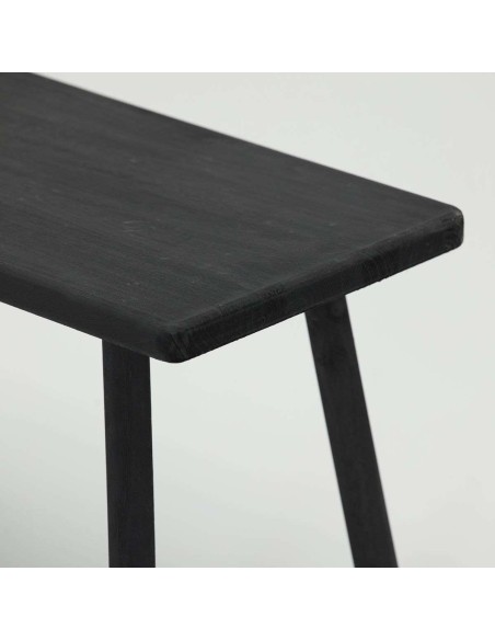 Banco NADI 81x38 cm, Madera Negra - House Doctor. Vackart