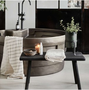 Banco NADI 81x38 cm, Madera Negra - House Doctor. Vackart 2