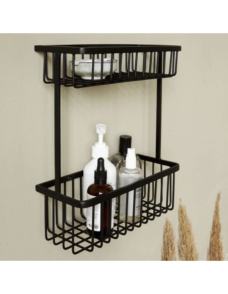 Estantería de Baño BATH, Metal Negro - House Doctor. Vackart