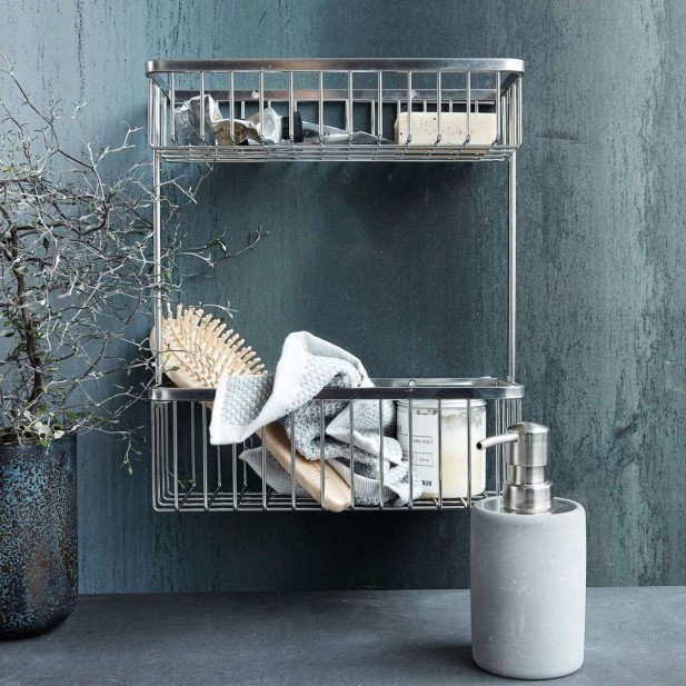Estantería de Baño BATH, Metal Plata - House Doctor. Vackart