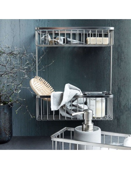 Estantería de Baño BATH, Metal Plata - House Doctor. Vackart
