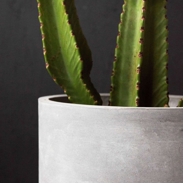 Set 2 Macetas GARD, Arcilla Gris - House Doctor. Vackart