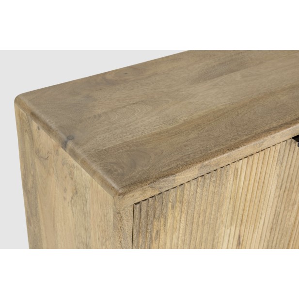 Aparador WAVY 150 cm, Mango Natural / Metal. Vackart