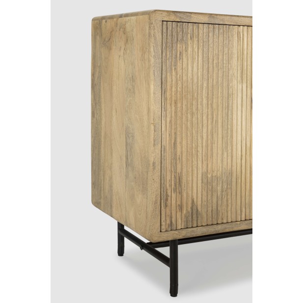 Aparador WAVY 190 cm, Mango Natural / Metal. Vackart Aparador WAVY 190 cm, Mango Natural / Metal. Vackart