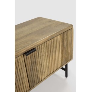 Mueble de TV WAVY 190 cm, Mango Natural / Metal. Vackart 2