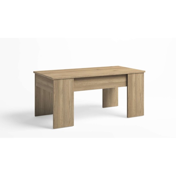 Mesa de Centro Elevable OPP, Melamina Natural. Vackart