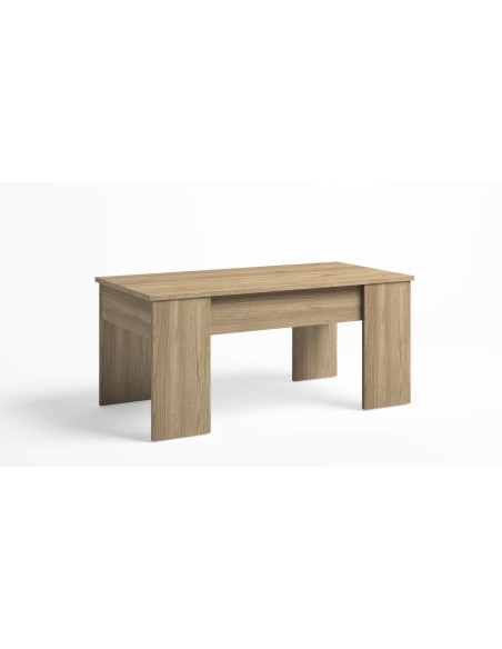 Mesa de Centro Elevable OPP, Melamina Natural. Vackart