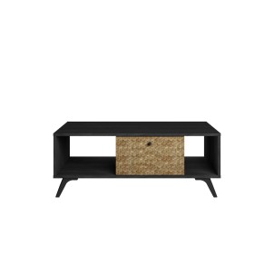 Mesa de Centro KONTRAST, Melamina Negro / Natural - Vackart. Los modernos y más exclusivos muebles de diseño nórdico, solo en Vackart tu tienda de diseño online.