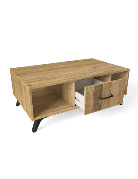 Mesa de Centro KONTRAST, Melamina / Serigrafía Natural. Vackart