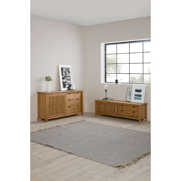 Aparador OPLYST, Madera Natural. Vackart