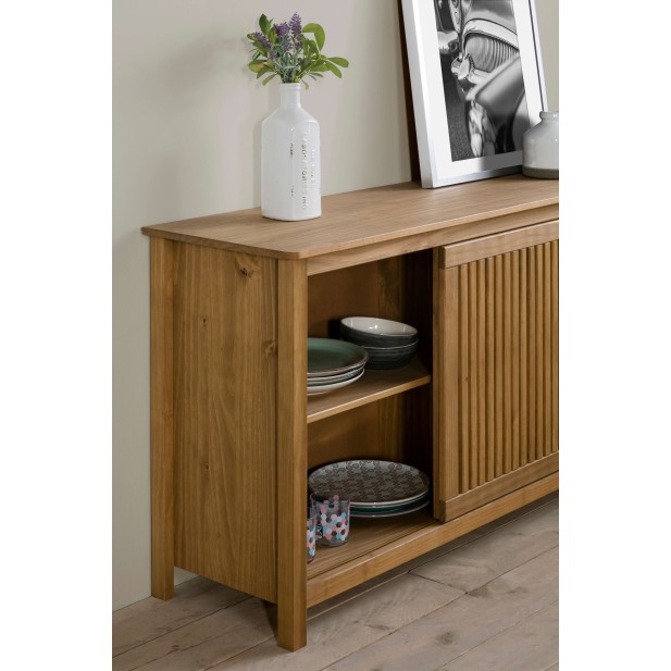 Aparador OPLYST, Madera Natural. Vackart