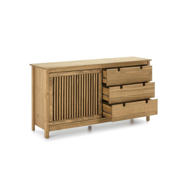 Aparador OPLYST, Madera Natural. Vackart