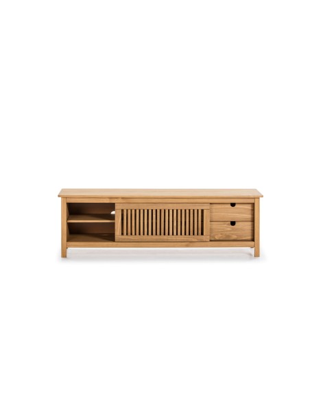 Mueble TV OPLYST, Madera Natural. Vackart
