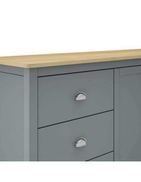 Aparador MARK 80,5 cm Alto, Madera Verde Caqui. Vackart