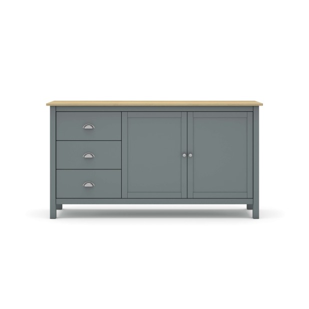 Aparador MARK 80,5 cm Alto, Madera Verde Caqui. Vackart