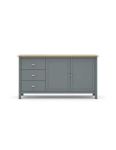 Aparador MARK 80,5 cm Alto, Madera Verde Caqui. Vackart