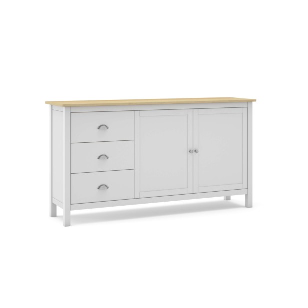 Aparador MARK 80,5 cm Alto, Madera Blanca. Vackart