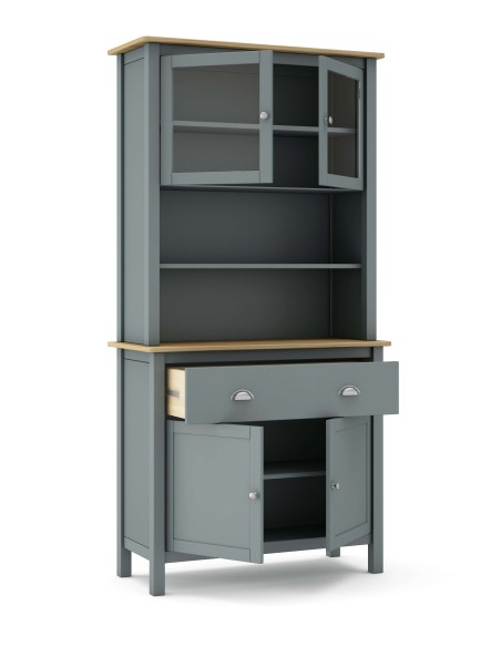 Aparador MARK 180,5 cm Alto, Madera Verde Caqui. Vackart