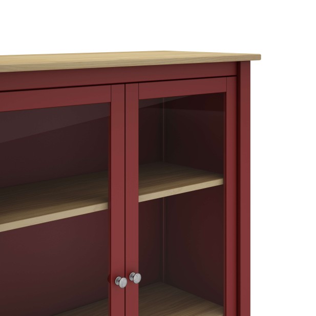 Vitrina MARK, Madera Burdeos / Natural. Vackart Vitrina MARK, Madera Burdeos / Natural. Vackart