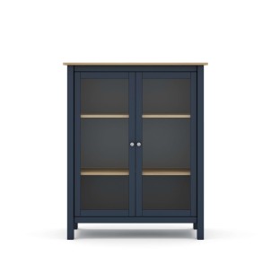 Vitrina MARK, Madera Azul / Natural - Vackart. Los modernos y más exclusivos muebles de diseño nórdico, solo en Vackart tu tienda de diseño online.