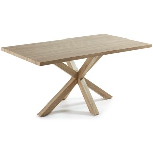 Mesa de Comedor LUFT 180x100cm, Madera Natural. Mesas estilo nórdico,muebles escandinavo con estilo y calidad,Diseño nórdico