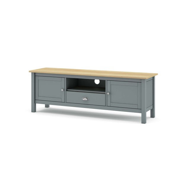 Mueble TV MARK, Madera Verde Caqui / Natural. Vackart