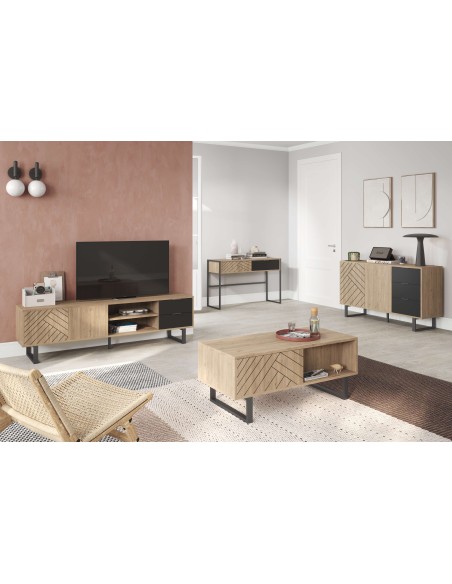 Mesa de Centro TYDE, Melamina Natural. Vackart