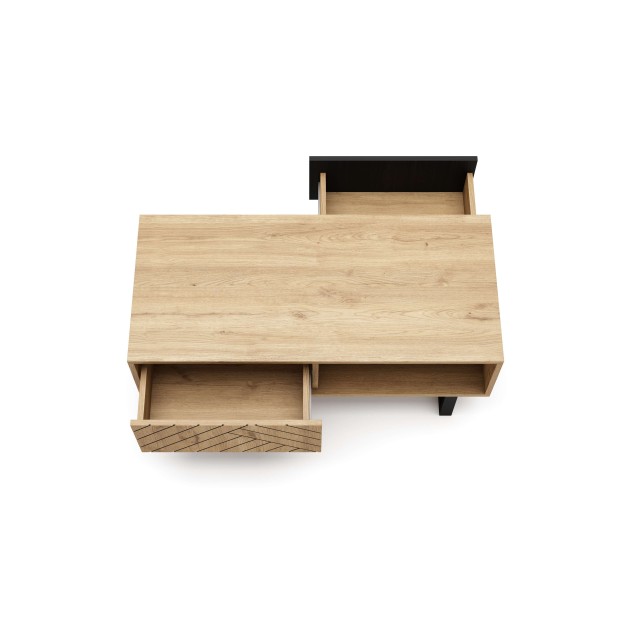 Mesa de Centro TYDE, Melamina Natural. Vackart