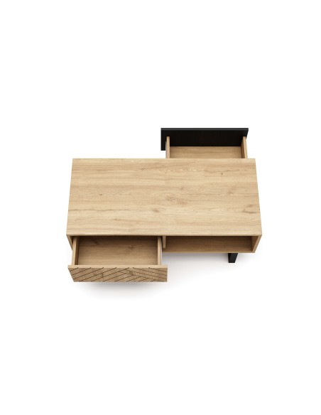 Mesa de Centro TYDE, Melamina Natural. Vackart