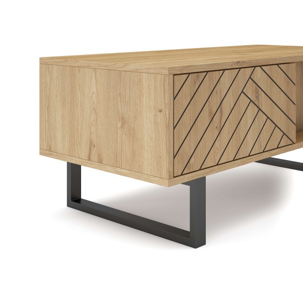 Mesa de Centro TYDE, Melamina Natural. Vackart