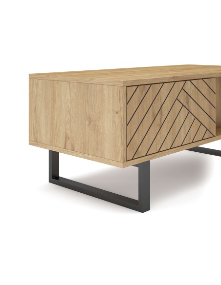 Mesa de Centro TYDE, Melamina Natural. Vackart