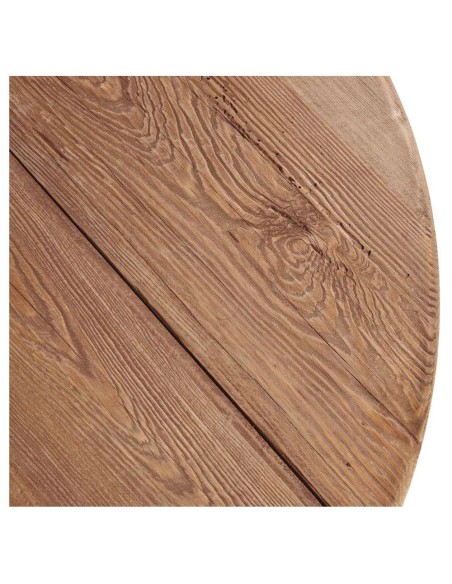 Mesa de Centro LUJAN, Madera Reciclada / Metal Negro. Vackart