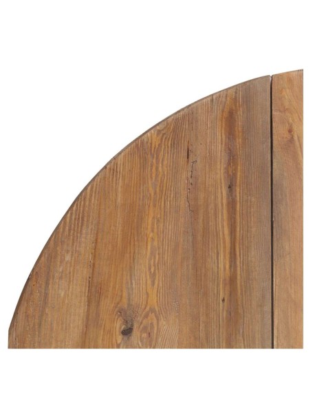 Mesa de Centro ABAKAN, Madera Reciclada / Metal Negro. Vackart