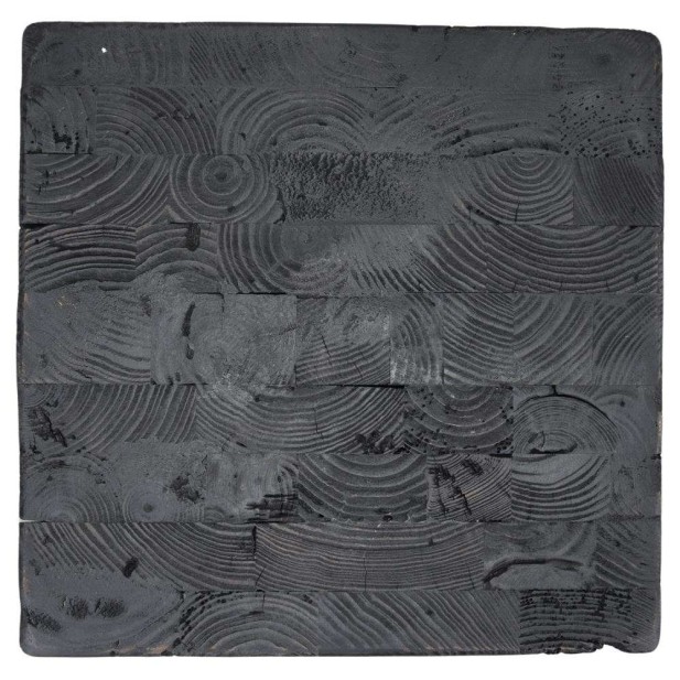 Soporte para Plantas DANITY, Madera Reciclada Negra. Vackart Soporte para Plantas DANITY, Madera Reciclada Negra. Vackart