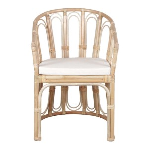 Silla HEIDI, Ratán Natural / Textil. Vackart 2